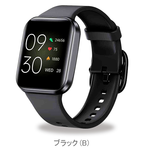 【スマートウォッチ・万歩計®・歩数計・活動量計・ウェアラブル・フィットネストラッカー】 Smart watch　CQ-23-Y（表面温度、ストレスレベル、心拍計、血中酸素濃度、腕時計型万歩計、腕時計タイプ万歩計、スポーツ、ジョギング、ランニング、サイクリング、睡眠管理、着信・メッセージ通知、カロリー、ダイエット、ウォーキング、健康、散歩、運動、エクササイズ、健康生活）