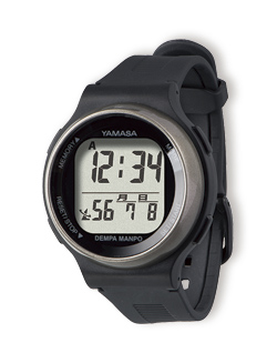 【万歩計・歩数計（腕時計）】ウォッチ万歩計　DEMPA MANPO（電波時計内蔵）　TM-650　ウォッチタイプ万歩計（腕時計タイプ万歩計